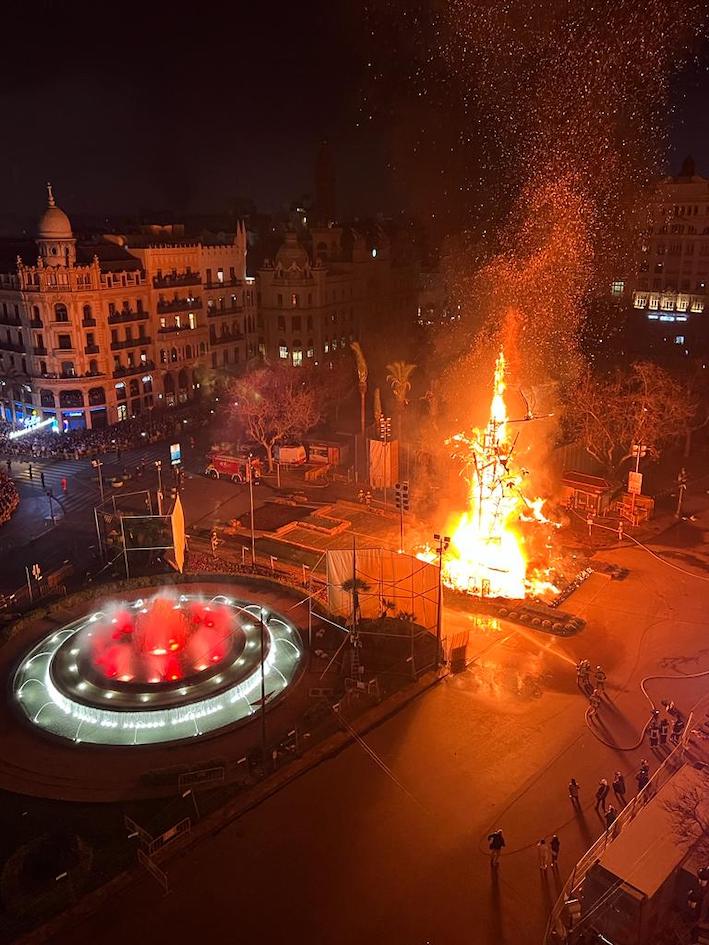 Crema en Fallas de Valencia